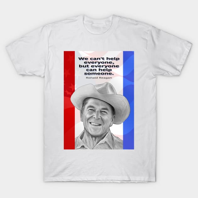 Ronald Reagan T-Shirt by Lines